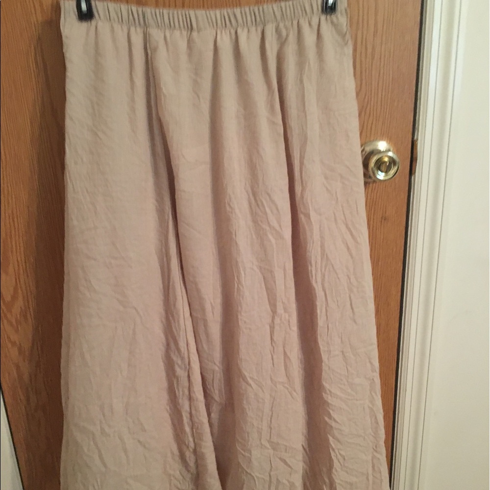 Cream Maxi Skirt